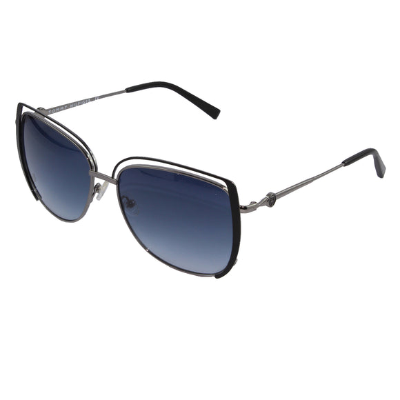 Tommy Hilfiger TH-2560-C2-56 Butterfly Sunglasses Size - 56 Sliver / Blue