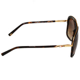 Tommy Hilfiger TH-2571-C1-56 Rectangle Sunglasses Size - 56 Gold / Brown