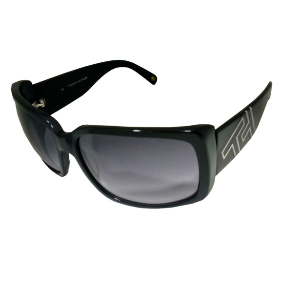 Tommy Hilfiger TH-7318-BLK-63 Rectangle Sunglasses Size - 63 Black / Black