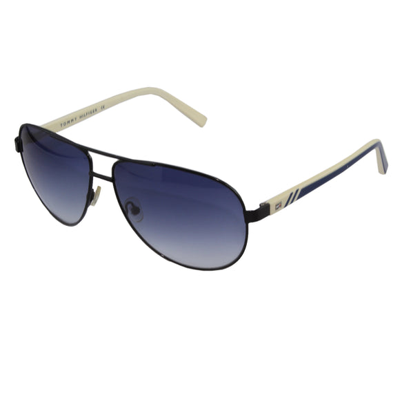 Tommy Hilfiger TH-7839-C3-62 Aviator Sunglasses Size - 62 Black / Blue