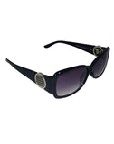 Tommy Hilfiger TH-7924-BLK-56 Rectangle Sunglasses Size - 56 Black / Black