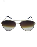 Tommy Hilfiger TH-846-C2-58 Aviator Sunglasses Size - 58 Silver / Brown