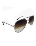 Tommy Hilfiger TH-846-C2-58 Aviator Sunglasses Size - 58 Silver / Brown