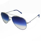 Tommy Hilfiger TH-846-C3-58 Aviator Sunglasses Size - 58 Silver / Blue