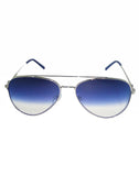 Tommy Hilfiger TH-846-C3-58 Aviator Sunglasses Size - 58 Silver / Blue