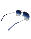 Tommy Hilfiger TH-846-C3-58 Aviator Sunglasses Size - 58 Silver / Blue