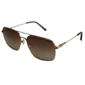 Tommy Hilfiger TH-864-C1-58 Rectangle Sunglasses Size - 58 Gold / Brown