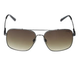 Tommy Hilfiger TH-864-C4-58 Rectangle Sunglasses Size - 58 Silver / Brown