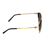 Tommy Hilfiger TH-9000-C3-49 Round Sunglasses Size - 49 Gold / Brown