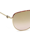 Tommy Hilfiger TH-9713-C3-63 Aviator Sunglasses Size - 63 Gold / Brown