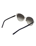 Tommy Hilfiger TH-9718-C3-56 Butterfly Sunglasses Size - 56 Sliver / Grey